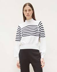 Mariniere A Larges Emmanchures Molli Pulls Chandails Rayes Coupe Moderne