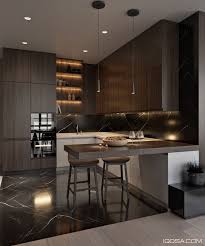 Lipki Apartment On Behance Modern Kitchen Design Interior Design Kitchen Popular Kitchen Designs