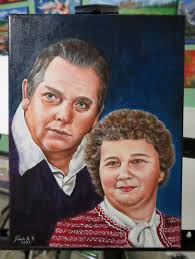 👰🏻‍♀️🤵🏻‍♂️Hello!! My name is JeCe, and I'm an artist born and raised in  Helena. I just wanted to share this portrait of my grandparents that I  completed for my wonderful Uncle Chuck,