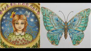 This craft idea actually came about when i was coloring these awesome butterfly coloring pages for adults. Ivy And The Inky Butterfly Johanna Basford Every Page Colored Flip Through Youtube