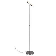 Led Stehleuchte Schwenkbar Touchdimmer Silber H 179 Cm Ponda