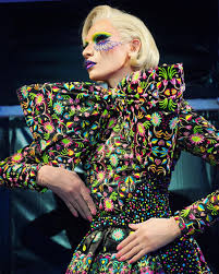 In love with this pictorial in book @onmakeupmagazine now! Miss Fame For Manish Arora S Spring Summer 2020 Collection Rupaulsdragrace