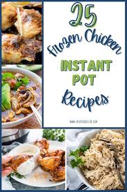 Take the pressure cooker pot and put the frozen chicken at the bottom. Frozen Chicken Instant Pot Roundup Create Kids Club