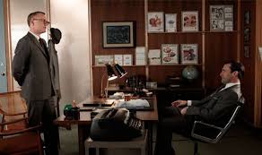 Mad Men The Color Blue Amc Man Office Mad Men Don Draper Mad Men
