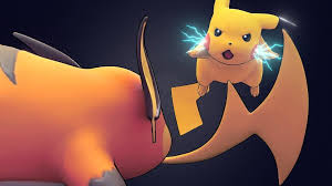 Pikachu Vs Raichu Pokemon By Graograman 3d Model Pikachu Pokemon Pokemon 20