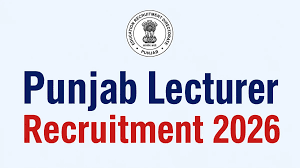 Punjab 1013 Lecturer Online Form 2026