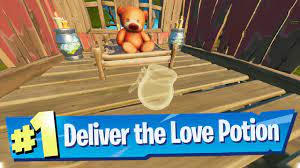 Deliver The Love Potion To Slurpy Swamp Or Shanty Town Location Fortnite Youtube