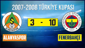 From wikipedia, the free encyclopedia. Alanyaspor 3 10 Fenerbahce 2007 2008 Turkiye Kupasi Youtube