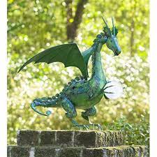 Check spelling or type a new query. Plow Hearth Dragon Garden Statue With Solar Pearl Wayfair
