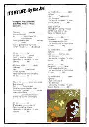 Перевод песни it's my life — рейтинг: English Exercises Bon Jovi It S My Life