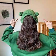 Magic needles ® 21, shiv krupa ind. Buy Cnorialy Frog Headband Hat Cute Crochet Knitted Headband Outdoors Big Eye Frog Cap Earflap Ear Protective Online In Greece B08v54m52n