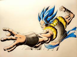Made Some Super Saiyan Blue Gogeta Sparking Art Idk How To Do The Whole Sparking Label Thing Dragonballlegends I finished this drawing yesterday. made some super saiyan blue gogeta