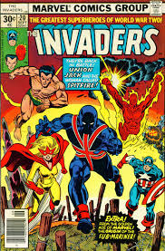 Invaders 20 Cover By Gil Kane Comic Book Covers Comics Marvel Comic Books