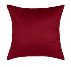 Dark Red Throw Pillow Dark Red Faux Suede Square By Landofpillows 15 99 Throw Pillows Red Throw Pillows Suede Throw Pillows