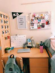 Dorm Room Desk Collegedormrooms College Dorm Vsco Dormdecorations College Dorm Room Decor Dorm Room Designs Dorm Room Desk