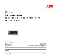 SDCS-UCM-1-COAT; SDCS-UCM-1-COAT EXTENSION BOA 3ADT220090R0008