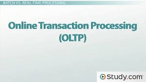 transaction processing systems tps batch and real time systems