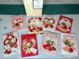 I have another valentine for you today using anna griffin's 'all hearts' cutting & embossing dies. Valentines Cards Make N Take The French Fleur