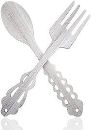 You can place your order at this site or straight. Jetec 2 Pieces Large Fork And Spoon Wall Decor Wooden Spoon Shaped Wall Sign Fork Shaped Hanging Sign Farmhouse Kitchen Wall Decors For Home Kitchen Dining Living Room Decor Off White 1 Order