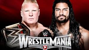 Home roman reigns wwe superstars roman reigns 2015 wallpaper. Wwe Wrestlemania 31 Brock Lesnar Vs Roman Reigns Wwe World Heavyweight Championship Video Dailymotion