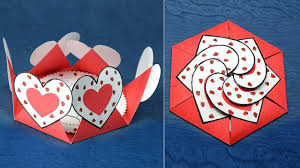 Heart shaped card tutorial by diy paper crafts & origami here are a couple of video tutorials on making heart shaped cards for valentine's day from paper crafts & origami. Diy Valentine Card Hexagon Shape Heart Message Card Diy Valentines Cards Valentines Cards Valentines Diy
