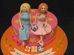 Birthday Cake For Mother And Daughter Mother And Daughter Cake Cake Chocolate Mud Cake Daughter Birthday