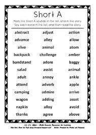 Maybe you would like to learn more about one of these? Advanced Phonics For Middle Primary Short A Word List And Narrative Writing