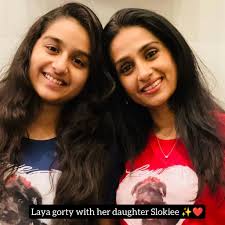Laya gorty with her daughter Slokiee 😍 #laya #layagorty #daughterslove  #daughter #Heroine