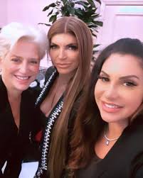 Teresa Giudice, Jennifer Aydin, and Dorinda Medley at an event hosted by  @rose.box.nyc! ❤️🌹 #RHONJ #RHONY · RHONJ Obsessed · Facebook