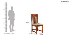 Find your table the perfect match with dining chairs in your taste. Buy Adolph Dining Chair With Fabric Honey Finish Online In India Wooden Street