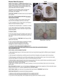 It makes very little difference. Plaster Mold Sculpture Pdf