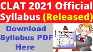 The national university of advanced legal studies kochi, kerala is conducting this test and invites clat application form from all eligible contenders across. Clat 2021 Syllabus Released Check Download Clat 2021 Syllabus Pdf Youtube