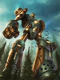 Card Name Clockwork Giant Artist Dan Scott Monstros Estilos De Ilustracao Medieval Rpg