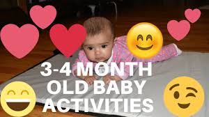 To develop his muscles and motor skills, give your baby plenty of chances to stretch. How To Entertain A 3 4 Month Old Baby Tummy Time And More Baby Developments Youtube