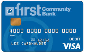 Cardholder must notify community bank promptly of any unauthorized use. Chip Cards First Community Bank