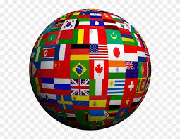 Illustration Of A Globe Covered In The Flags Of Many World Language Hd Png Download 600x589 3992825 Pngfind African countries set, maps and flags. illustration of a globe covered in the