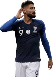 Footballeur international français et champion du monde. Olivier Giroud Football Render 60707 Footyrenders