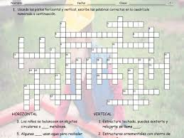 This set of 16 puzzles and 2 word lists includes everything you need for your students to master food vocabulary in spanish!whether you just want a couple extra pages for homework or two weeks' worth of daily practice, this worksheet packet has you covered! Park Things And Activities Spanish Crossword Puzzle Teaching Resources