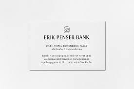 New Brand Identity For Erik Penser Bank By Bedow Bp O Print Book Design Brand Identity Identity