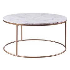 Winsome wood round coffee table for top glass 4. Marmo Round Coffee Table With Faux Marble Brass Versanora Target