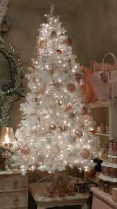 White christmas tree rose gold decorations ideas. Pin By Lorri Hensley On Holidays In 2020 Rose Gold Christmas Tree White Christmas Tree Decorations Pink Christmas Decorations