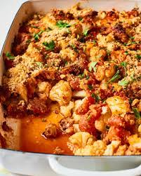 Recipe Cauliflower Chicken Sausage Casserole Recipe Sausage Casserole Chicken Sausage Healthy Chicken Recipes