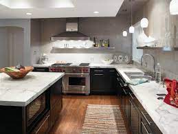Most granite counters are polished to a glossy sheen, but you can also ask for a honed finish, which is much less shiny and more of a matte sheen. Marble Stone Looking Formica Laminate Countertops