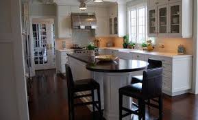 Kitchen Center Island With Round Table At End Wood Kitchen Island Counterto Kitchen Island With Seating Wood Countertops Kitchen Island Kitchen Center Island