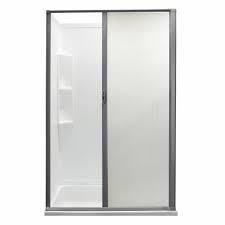 The ada compliant shower stall is designed to be easy to clean due to the applied acrylic finishing of the walls. Rv Retractable Rolling Shower Door Platinum Recpro