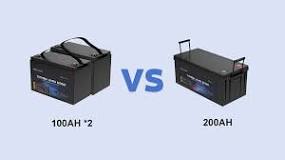 2 100ah Batteries vs 1 200ah Battery, How to Choose? - Delong ...