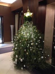 I saw pictures of them online last year and thought they looked so cool and beautiful. I Want To See You Guys Do This Next Year Christmas Tree Dress Mannequin Christmas Tree Christmas Tree Decorations