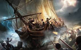 If you're successful, your pirates get a coin token on your pirate ship mat! Pirate Ship Closing To The Shore Wallpaper Fantasy Wallpapers 52433
