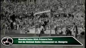 Sin embargo, en la final de la competencia hungría enfrento a un rival muy débil para ellos: Minuto 77 Gol De Helmut Rahn Alemania Vs Hungria Suiza 1954 Video Dailymotion