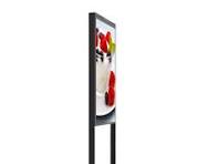 55" Double-Sided High Bright LCD Window Display, 2500nits Front + 700nits  Back, Android 2+32G, Non-Touch, Cloud/APP/USB, Hanging/Floor Stand